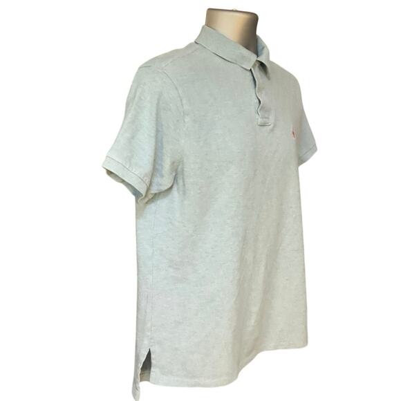 Polo Ralph Lauren Custom Fit Blue Casual Cotton Two Button Polo Size L - Picture 2 of 7